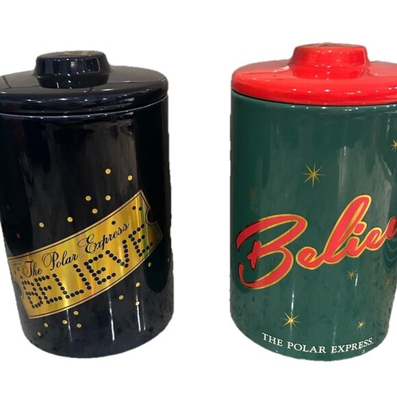 The Polar Express Christmas Canister YOU CHOOSE DESIGN New by Zrike - Picture 2 of 5